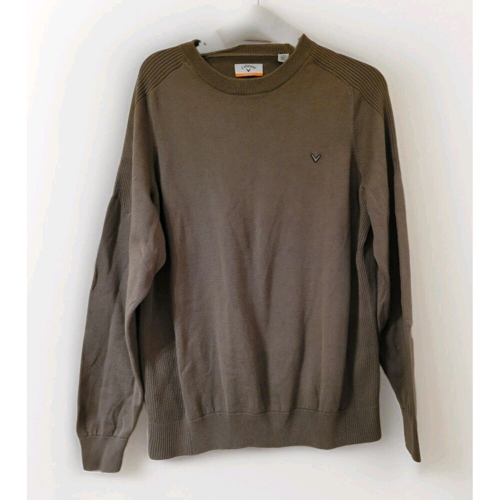 Callaway C-Tech Sweater Men's Size Large Brown Golf Long Sleeve L Sports